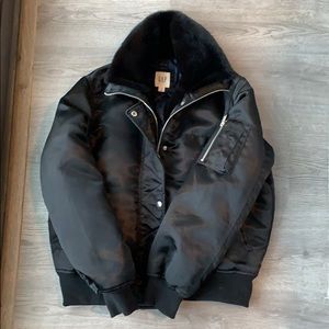 Gap Bomber Jacket w/ Faux Fur